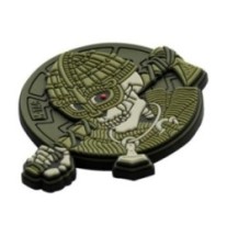 Nášivka M-Tac Undead Viking 3D - olivová