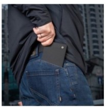 Peňaženka M-Tac Slim Elite - čierna
