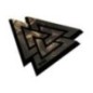 Nášivka M-Tac Valknut 3D - čierna-coyote Nášivka M-Tac Valknut 3D - čierna-coyote