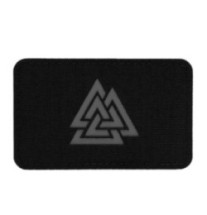 Nášivka M-Tac Valknut Horizontal Laser Cut - čierna-sivá