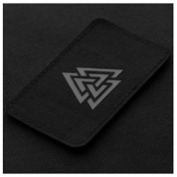 Nášivka M-Tac Valknut Horizontal Laser Cut - čierna-sivá