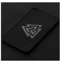 Nášivka M-Tac Valknut Horizontal Laser Cut - čierna-sivá
