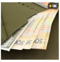 Peňaženka M-Tac Slim Elite Gen.II - olivová