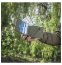 Peňaženka M-Tac Slim Elite Gen.II - olivová