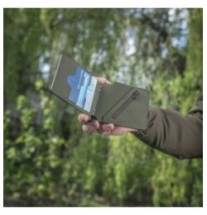 Peňaženka M-Tac Slim Elite Gen.II - olivová