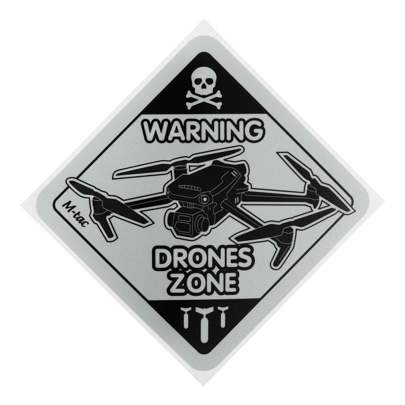 Samolepka M-Tac Drone Zone 12x12 cm - svietiací Samolepka M-Tac Drone Zone 12x12 cm - svietiací