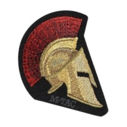 Nášivka M-Tac Spartan Helmet Emb - čierna-farebná