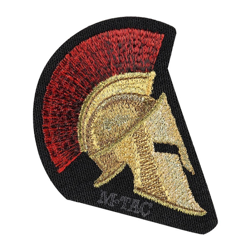 Nášivka M-Tac Spartan Helmet Emb - čierna-farebná Nášivka M-Tac Spartan Helmet Emb - čierna-farebná