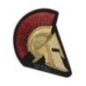 Nášivka M-Tac Spartan Helmet Emb - čierna-farebná Nášivka M-Tac Spartan Helmet Emb - čierna-farebná