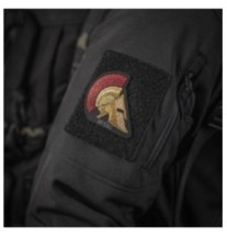 Nášivka M-Tac Spartan Helmet Emb - čierna-farebná