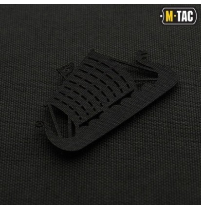 Nášivka M-Tac Drakkar Laser Cut - čierna
