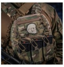 Nášivka M-Tac Operator 3D - biela
