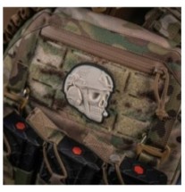 Nášivka M-Tac Operator 3D - biela