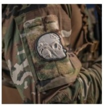 Nášivka M-Tac Operator 3D - biela