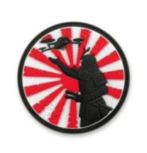 Nášivka M-Tac Way of The Samurai 3D - červená-biela