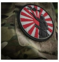 Nášivka M-Tac Way of The Samurai 3D - červená-biela