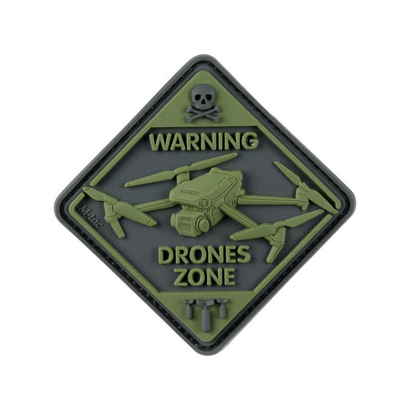 Nášivka M-Tac Drone Zone 3D - olivová-čierna Nášivka M-Tac Drone Zone 3D - olivová-čierna