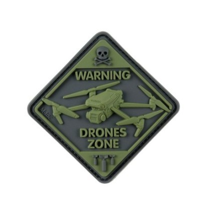 Nášivka M-Tac Drone Zone 3D - olivová-čierna