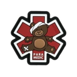Nášivka M-Tac Paramedic Ursus - červená-hnedá