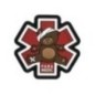 Nášivka M-Tac Paramedic Ursus - červená-hnedá Nášivka M-Tac Paramedic Ursus - červená-hnedá