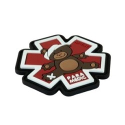 Nášivka M-Tac Paramedic Ursus - červená-hnedá