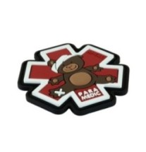 Nášivka M-Tac Paramedic Ursus - červená-hnedá