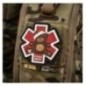 Nášivka M-Tac Paramedic Ursus - červená-hnedá Nášivka M-Tac Paramedic Ursus - červená-hnedá