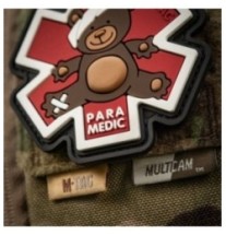 Nášivka M-Tac Paramedic Ursus - červená-hnedá