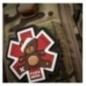Nášivka M-Tac Paramedic Ursus - červená-hnedá Nášivka M-Tac Paramedic Ursus - červená-hnedá