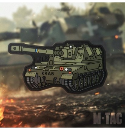 Nášivka M-Tac AHS KRAB UA - olivová