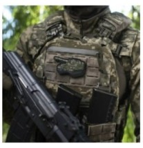 Nášivka M-Tac AHS KRAB UA - olivová