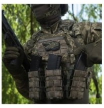 Nášivka M-Tac AHS KRAB UA - olivová
