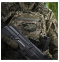 Nášivka M-Tac AHS KRAB UA - olivová