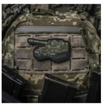 Nášivka M-Tac AHS KRAB UA - olivová