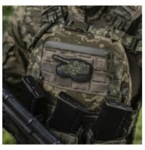 Nášivka M-Tac AHS KRAB UA - olivová