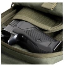 Batoh cez rameno M-Tac Bag Shoulder Chest Velcro - olivový