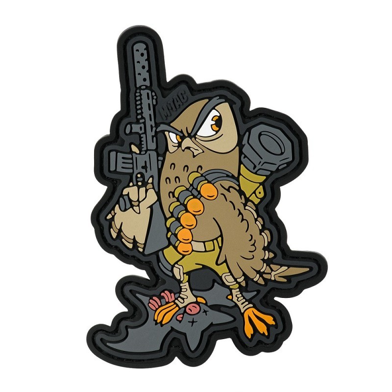 Nášivka M-Tac Owl Gun - farebná Nášivka M-Tac Owl Gun - farebná