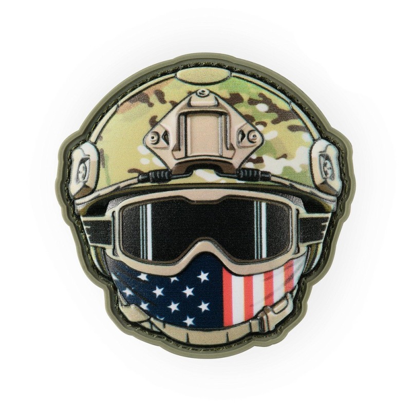 Nášivka helma M-Tac Emoji USA 1 - multicam