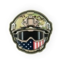 Nášivka helma M-Tac Emoji USA 1 - multicam