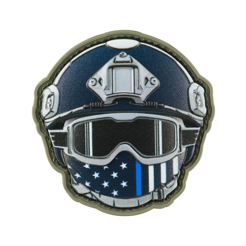 Nášivka helma M-Tac Emoji USA 2 - navy
