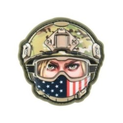 Nášivka helma M-Tac Emoji USA 3 - multicam
