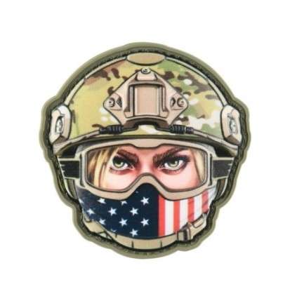 Nášivka helma M-Tac Emoji USA 3 - multicam