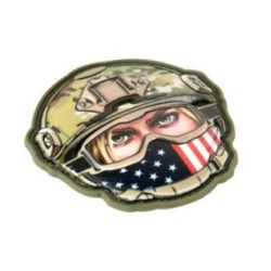 Nášivka helma M-Tac Emoji USA 3 - multicam