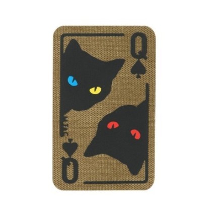 Nášivka M-Tac Queen of Spades - coyote