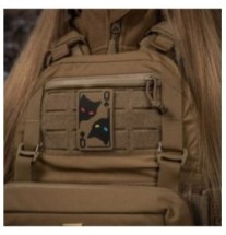 Nášivka M-Tac Queen of Spades - coyote