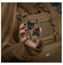 Nášivka M-Tac Queen of Spades - coyote