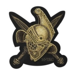 Nášivka M-Tac Gladiator Helmet - čierna-zlatá