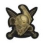 Nášivka M-Tac Gladiator Helmet - čierna-zlatá Nášivka M-Tac Gladiator Helmet - čierna-zlatá
