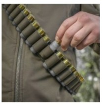 Puzdro na brokovú muníciu M-Tac Bandolier Elite - ranger green