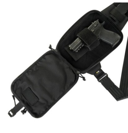 Batoh na zbraň M-Tac Sling Pištoľ Bag Elite Hex Velcro - čierny